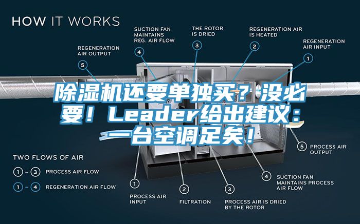 除濕機還要單獨買？沒必要！Leader給出建議：一臺空調(diào)足矣！