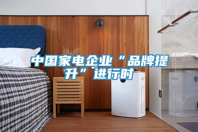 中國家電企業(yè)“品牌提升”進行時